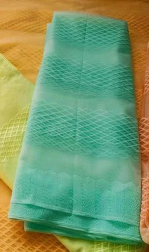 Geometric Plain Polyester Multi-Purpose Net Fabric