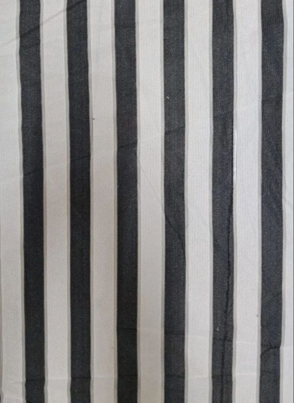 Striped Polyester Knitted Fabric