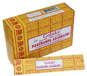 Goloka Nagchampa Square 16 Gms Agarbatti