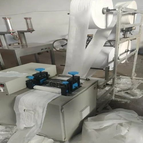 Electric Mild Steel Fully Automatic Sanitary Napkin Making Machine