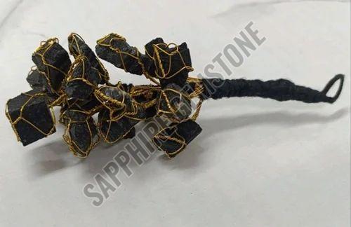 Black Tourmaline Gemstone Tree for Decorative, Healing