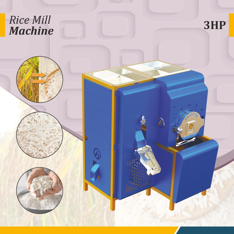 Mini Rice Mill with Rice Flour Pulverizer