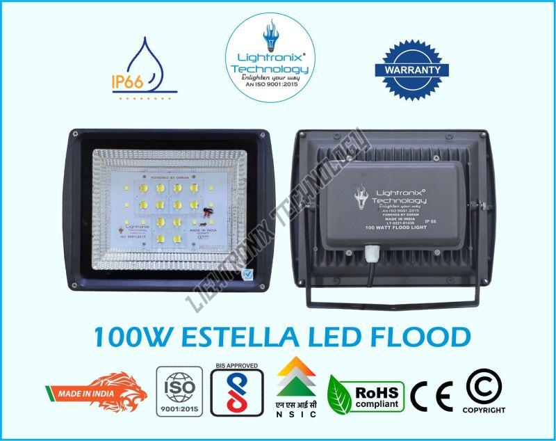 100W Pure White Waterproof LED Flood Light