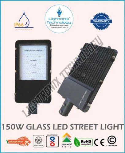 150 Watt Glass LED Street Light, Brand Name : Lightronix