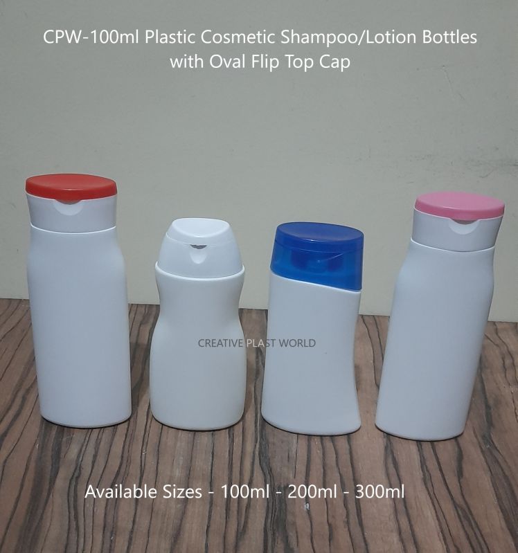 100ml Plastic HDPE Shampoo Bottles