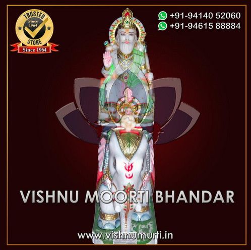 Hathiwan Maharaj Marble Murti