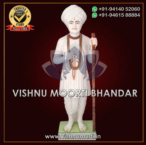 Jalaram Bapa Marble Statue, Color : Multicolors, Multicolor Or White