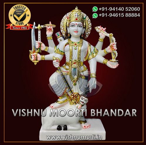 Marble Hinglaj Mata Statue