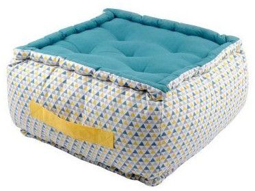 Solid Cotton Floor Cushion 24x24 Inches