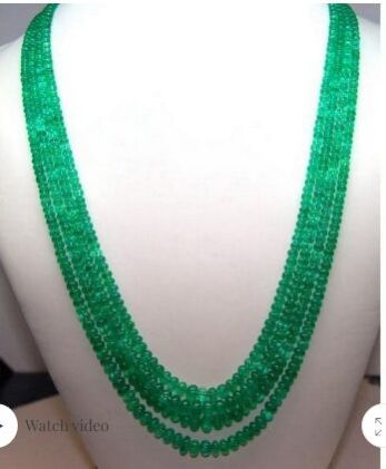 Emerald Beads 272.14 Cts, Color : Green