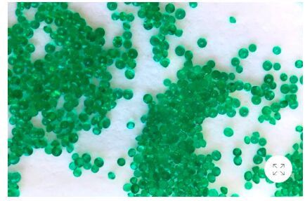 Emerald Roundel Beads