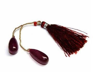 Ruby Drops 35.08 Cts, Color : Red