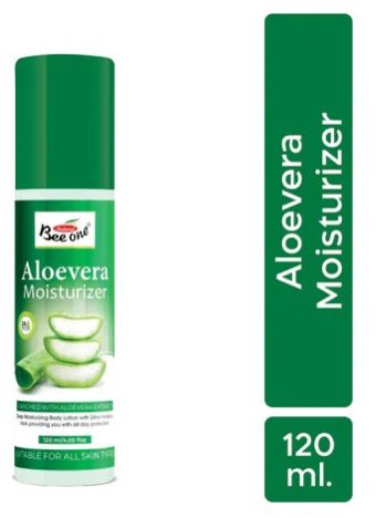 Aloevera Moisturizer 120ml, Color : White, Packaging Type : Bottle