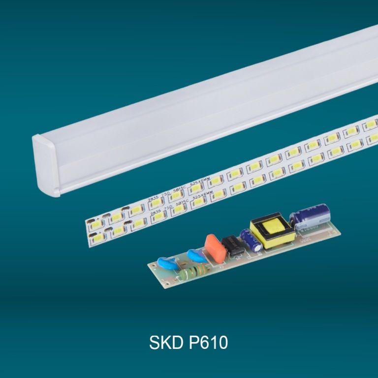 4ft T5 Square Plastic Skd (P610) LED Tube Light