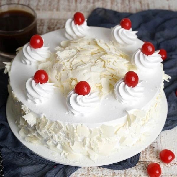 White Forest Cake