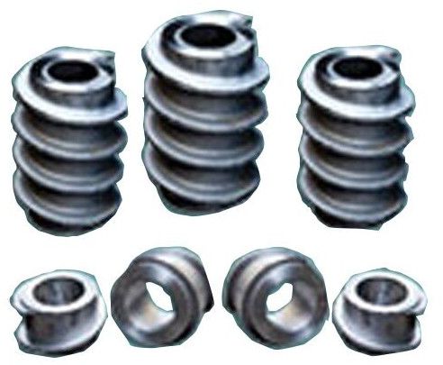 Steel Hard Faced Worm, Color : Silver, Packaging Type : Box