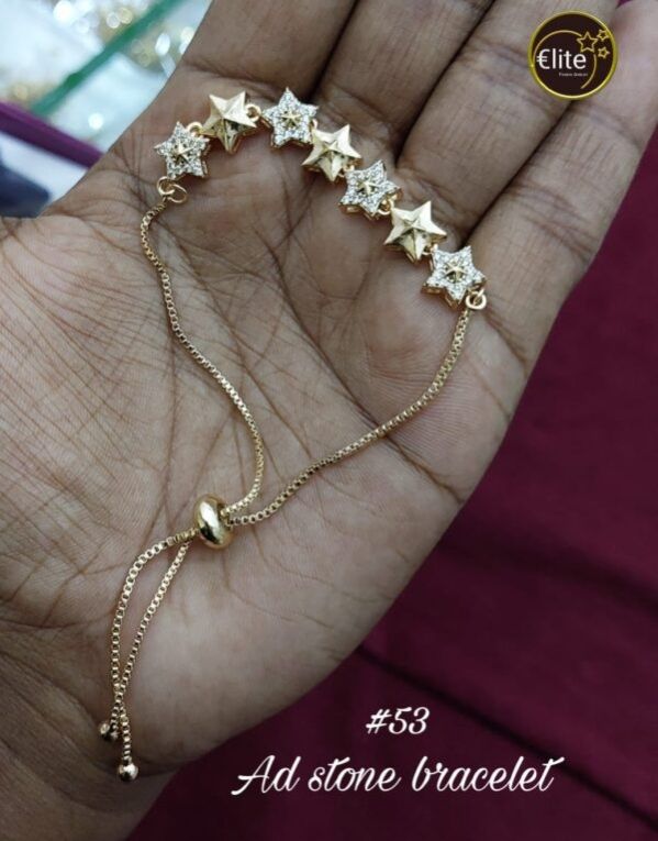 Elite Women  AD Stone Star Bracelet