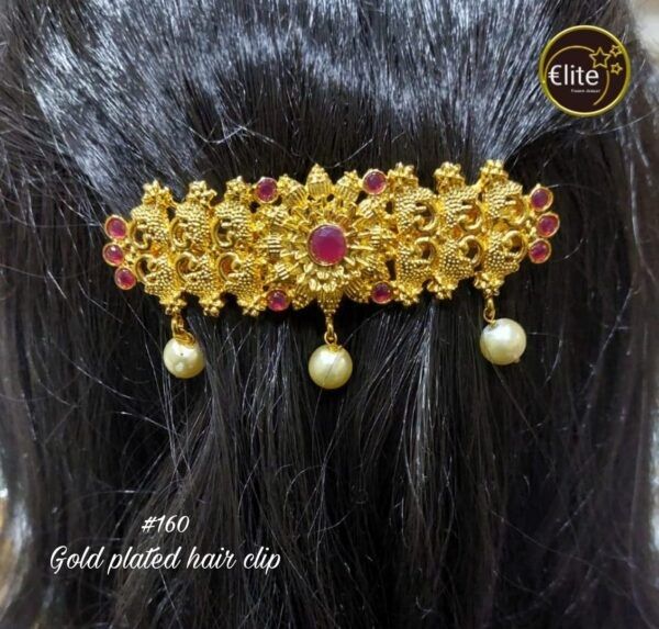 Elite Women Gold Plated Hair Clip