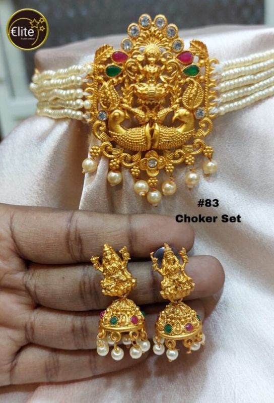 Elite Women Laxmi Design Choker Set