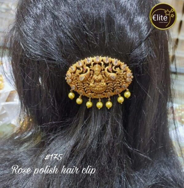 Elite Women Rose Polish Hair Clip