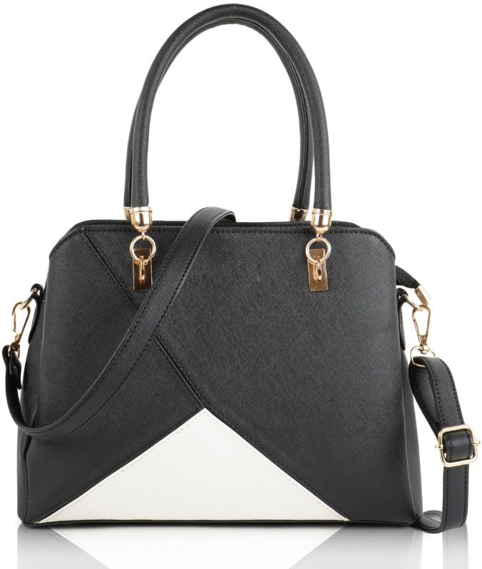 Trendy Vegan Leather Handheld Hobo Handbag