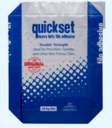 Block Bottom Valve Bag with BOPP Lamination