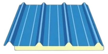 Supersun PPGI Puf Panel Roofing Sheet, Color : Blue For Industrial