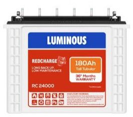 180 Ah Luminous Tabular Inverter Battery