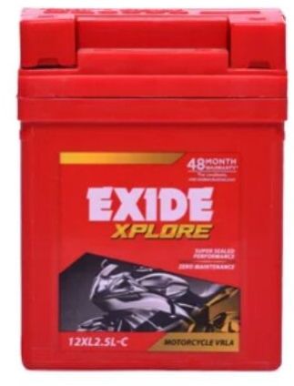 2.5AH Exide Two Wheeler Battery