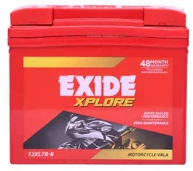 7Ah Exide Two Wheeler Battery No
