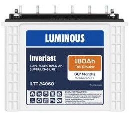 Iltt 180 Ah Luminous Tabular Inverter Battery
