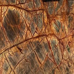 Polished Natural Stone Rainforest Brown Marble Standard