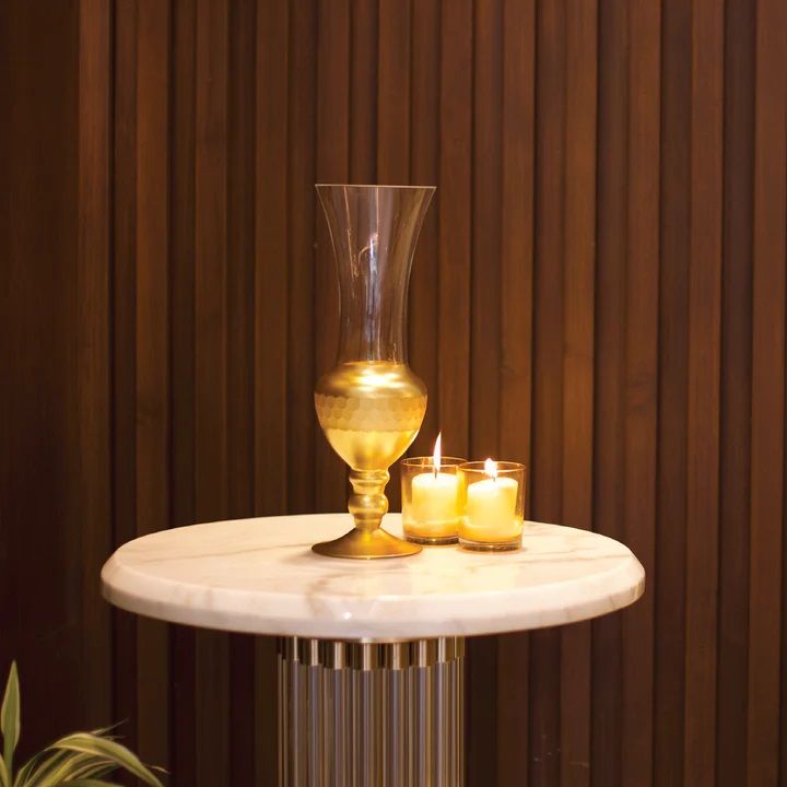 Golden Base Small Vase