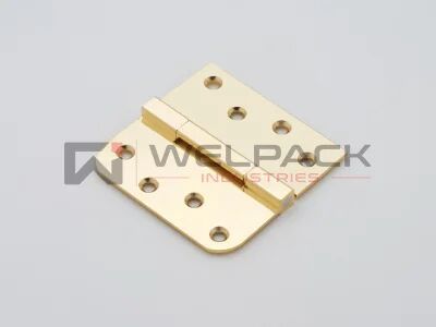 Polished MS Square Knuckle Hinges, Color : Silver for Doors, Cabinets