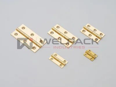 Nickel-plated Steel Small Butt Hinges for Cabinet Doors