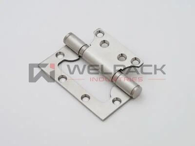 Smooth Stainless Steel Flush Hinges, Color : Silver