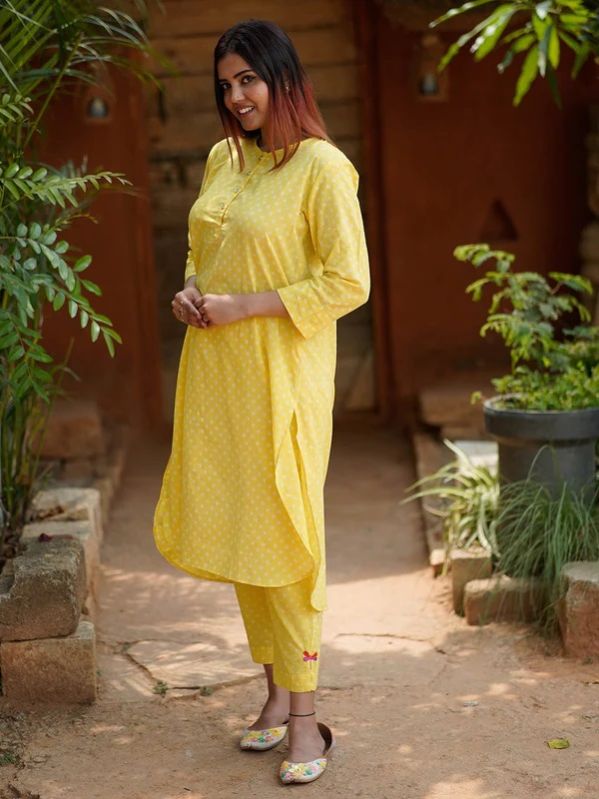 Bhanu Akola Hand Block Printed Women Co Ord Set