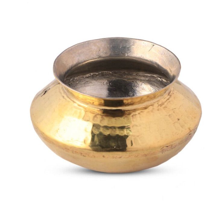 Best Quality Brass Serving Handi with Kalhai (Tin Lining) - KB028