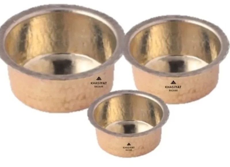 Tope / Pital Patila Hammered (3 Piece Set) -KB005