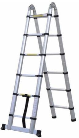 Aluminium Joint Telescopic Ladder, 9 Steps