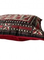 Boho Maroon- Kantha Cushion Cover
