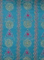 Bow & Circle-Kantha Cushion Cover