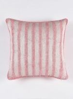 Embroidered Stripes- Kantha Cushion Cover