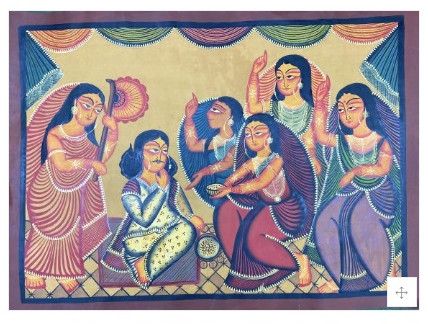Jamai Shashti- Bengal Pattachitra Wall Art