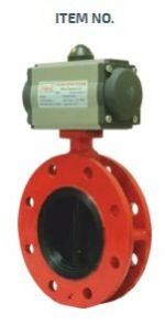 Pneumatic Actuator Operated Ci & Cs Body EPDM Seat