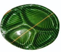 14inch Banana Leaf Compartment Plate