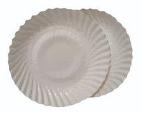6inch White Itc Wrinkle Plate