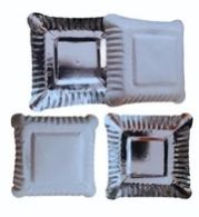 8 Inch Silver Duplex Paper Plate