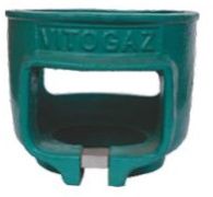 Steel Cylinder Valve Guard, Color : Green
