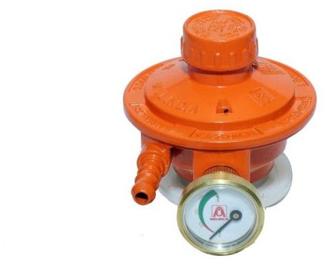Super Safety Click ON Regulator WITH Gas Indicator & Adjustable Flow